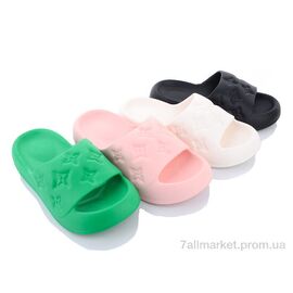 Шльопанці жіночі полегшені Літо W876 mix (12 пар р.36-41) "Elmob" недорого оптом від прямого постачальника