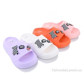 Шльопанці жіночі полегшені Літо W875 mix (12 пар р.36-41) "Elmob" недорого оптом від прямого постачальника