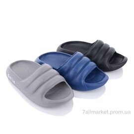 Фотография Шлепки мужские пляжные Лето LP57 mix (12 пар р.40-45) "Elmob" недорого оптом от прямого поставщика