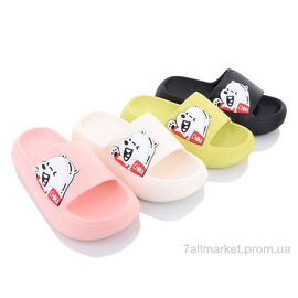 Шльопанці жіночі полегшені Літо W883 mix (12 пар р.36-41) "Elmob" недорого оптом від прямого постачальника