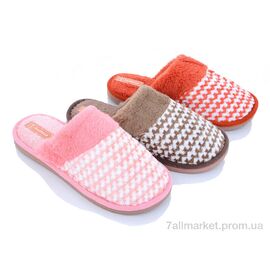 Тапки жіночі для будинку Весна/осінь C25 mix (12 пар р.36-41) "Elmob" недорого оптом від прямого постачальника