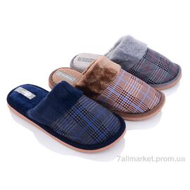 Тапки чоловічі домашні Весна/осінь C24 mix (12 пар р.41-46) "Elmob" недорого оптом від прямого постачальника