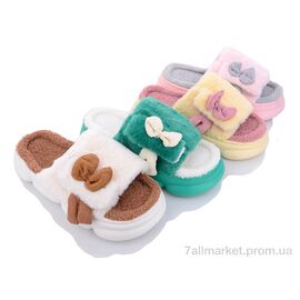 Тапки жіночі для будинку Весна/осінь PL22 mix (12 пар р.36-41) "Elmob" недорого оптом від прямого постачальника