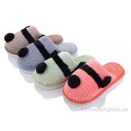 Тапки жіночі для будинку Весна/осінь ST85 mix (12 пар р.36-41) "Elmob" недорого оптом від прямого постачальника