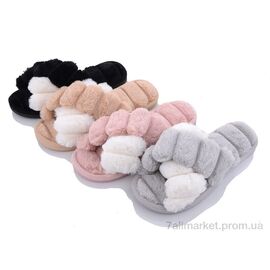 Тапки жіночі для будинку Весна/осінь ST93 mix (12 пар р.36-41) "Elmob" недорого оптом від прямого постачальника