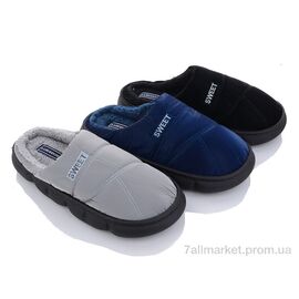 Тапки чоловічі домашні Весна/осінь LX10 mix (12 пар р.40-45) "Elmob" недорого оптом від прямого постачальника