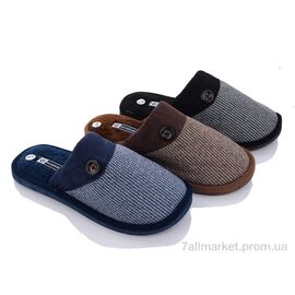 Тапки чоловічі домашні Весна/осінь LX14 mix (12 пар р.40-45) "Elmob" недорого оптом від прямого постачальника