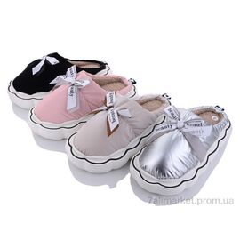 Тапки жіночі для будинку Зима PL37 mix (12 пар р.36-41) "Elmob" недорого оптом від прямого постачальника