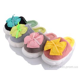 Тапки жіночі для будинку Зима PL29 mix (12 пар р.36-41) "Elmob" недорого оптом від прямого постачальника