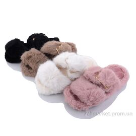 Тапки жіночі для будинку Зима PL34 mix (12 пар р.36-41) "Elmob" недорого оптом від прямого постачальника
