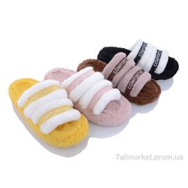 Тапки жіночі для будинку Весна/осінь PL49 mix (12 пар р.36-41) "Elmob" недорого оптом від прямого постачальника