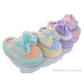 Тапки жіночі для будинку Зима PL58 mix (10 пар р.36-41) "Elmob" недорого оптом від прямого постачальника