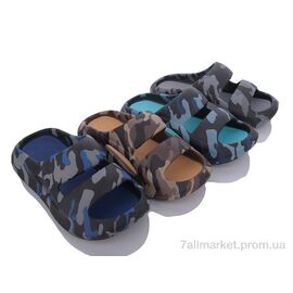 Шльопанці чоловічі пляжні Літо W19 mix (12 пар р.40-45) "Elmob" недорого оптом від прямого постачальника