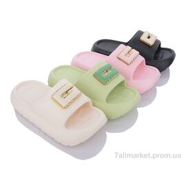 Шльопанці жіночі полегшені Літо W31 mix (12 пар р.35-40) "Elmob" недорого оптом від прямого постачальника