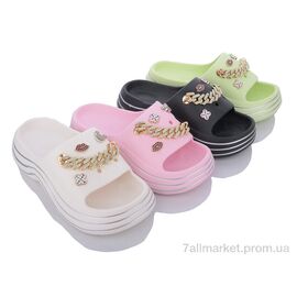 Шльопанці жіночі полегшені Літо W27 mix (12 пар р.35-40) "Elmob" недорого оптом від прямого постачальника