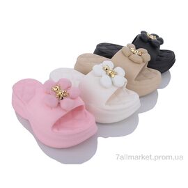 Шльопанці жіночі полегшені Літо W42 mix (12 пар р.36-41) "Elmob" недорого оптом від прямого постачальника