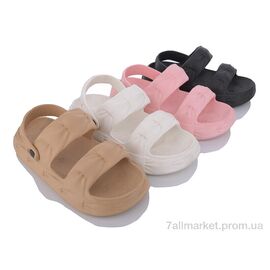 Босоніжки жіночі літні Літо W49 mix (12 пар р.36-41) "Elmob" недорого оптом від прямого постачальника