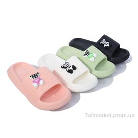 Шльопанці жіночі полегшені Літо W58 mix (12 пар р.36-41) "Elmob" недорого оптом від прямого постачальника