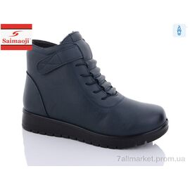 Черевики жіночі стильні Зима B01-6 (8 пар р.37-42) "Saimaoji" недорого оптом від прямого постачальника