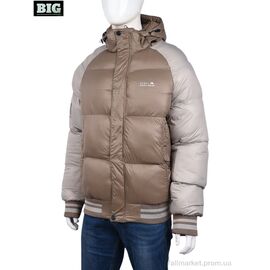 Куртка чоловіча Зима 3937-23128-4 brown (5 шт. р.сітка48-56) "BIG" недорого оптом від прямого постачальника