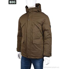 Куртка чоловіча Зима 3937-881-2 khaki (5 шт. р.сітка48-56) "BIG" недорого оптом від прямого постачальника