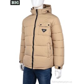 Куртка чоловіча Зима 3937-8995-3 beige (5 шт. р.сітка48-56) "BIG" недорого оптом від прямого постачальника