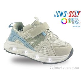 Кросівки дитячі модні Весна/осінь B11434-7 LED (8 пар р.26-31) "Jong Golf" недорого оптом від прямого постачальника