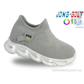 Фотография Кроссовки детские модные Весна/осень B11411-18 LED (8 пар р.26-31) "Jong Golf" недорого оптом от прямого поставщика