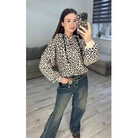 Худі жіноче 300-1 beige р.42-48 "VLADISLAVA" недорого оптом від прямого постачальника