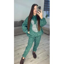 Костюм спортивний жіночий 303 green р.42-48 "VLADISLAVA" недорого оптом від прямого постачальника