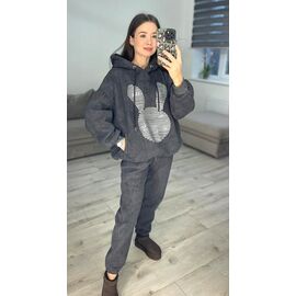 Костюм спортивний жіночий 303 grey р.42-48 "VLADISLAVA" недорого оптом від прямого постачальника