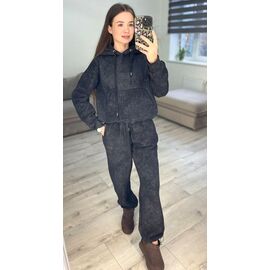 Костюм спортивний жіночий 311 black р.42-48 "VLADISLAVA" недорого оптом від прямого постачальника