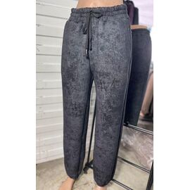 Штани спортивні жіночі теплі 322 black р.42-48 "VLADISLAVA" недорого оптом від прямого постачальника