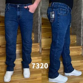 Джинси чоловічі 7320 blue р.32-38 "God Baron" недорого оптом від прямого постачальника