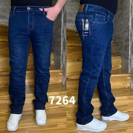 Джинси чоловічі 7264 blue р.32-42 "God Baron" недорого оптом від прямого постачальника