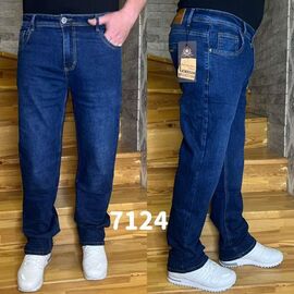 Джинси чоловічі 7124 blue р.31-40 "God Baron" недорого оптом від прямого постачальника