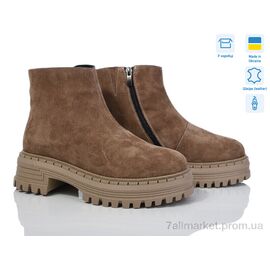 Фотография Ботинки женские стильные зима 5027-272 хакі з. (6 пар р.36-40) "Мрія" недорого оптом от прямого поставщика