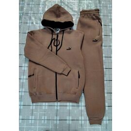 Фотография Костюм спортивный мужской DG358 brown р.S-2XL "Dogan" недорого оптом от прямого поставщика
