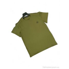 Футболка чоловіча Літо D6 khaki (5 шт. р.сітка52-60) "Verton" недорого оптом від прямого постачальника