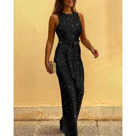 Жіночий комбінезон літній 427 black р.42-52 "FEMZONE" недорого оптом від прямого постачальника