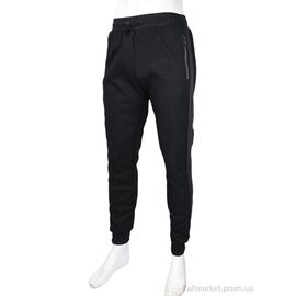 Фотография Спортивные брюки мужские Зима 3943-A33 black (5 шт. р.сетка M-3XL) "Мир" недорого оптом от прямого поставщика