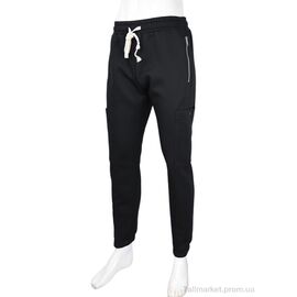 Фотография Спортивные брюки мужские Зима 3943-A46 black (5 шт. р.сетка M-3XL) "Мир" недорого оптом от прямого поставщика