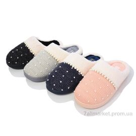 Тапки жіночі для будинку Зима DC1101 mix (12 пар р.36-41) "M&L  Alex13" недорого оптом від прямого постачальника