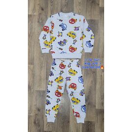 Фотография Пижама детская тёплая на мальчика 420-1M grey р.3-7 "iBamBino" недорого оптом от прямого поставщика