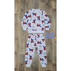 Фотография Пижама детская тёплая на мальчика 420-1S grey р.3-7 "iBamBino" недорого оптом от прямого поставщика