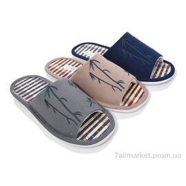 Тапки чоловічі домашні Весна/осінь HK16 mix (12 пар р.40-45) "Soylu" недорого оптом від прямого постачальника