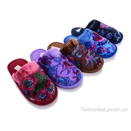 Тапки жіночі для будинку Весна/осінь A532 mix (6 пар р.36-41) "Vladimir" недорого оптом від прямого постачальника