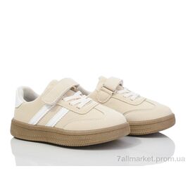 Фотография Кроссовки детские модные Весна/осень 550-019A beige (12 пар р.26-31) "Xifa kids" недорого оптом от прямого поставщика