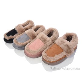 Тапки жіночі для будинку Зима MP8661 mix (12 пар р.36-41) "M&L  Alex13" недорого оптом від прямого постачальника