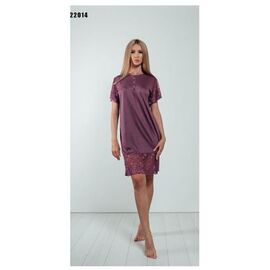 Фотография Ночнушка женская 22013 purple р.M-3XL "Vehuiah" недорого оптом от прямого поставщика
